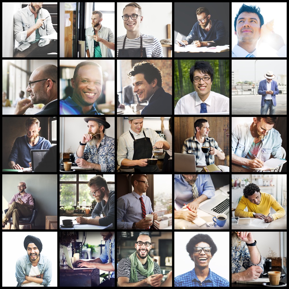 equipo de personas trabajando juntas en diferentes ubicaciones